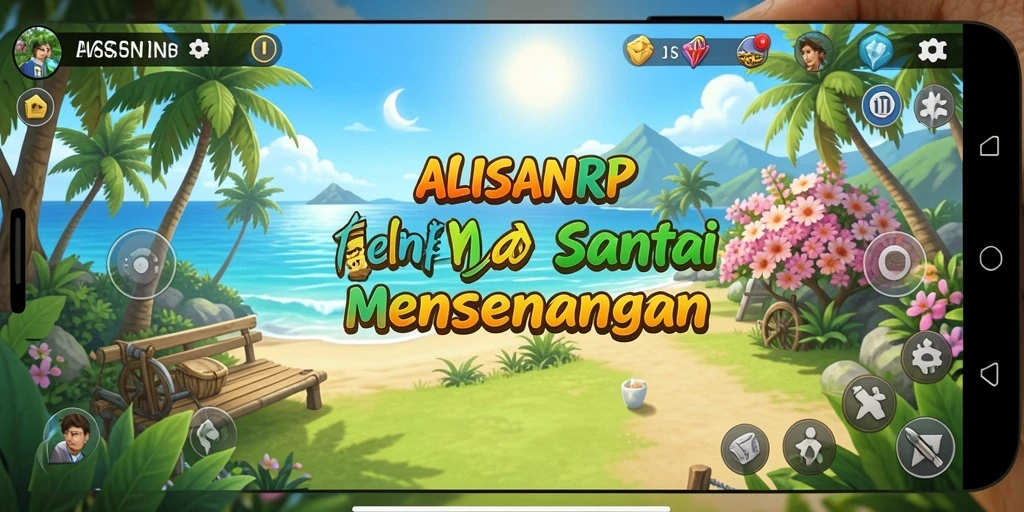 Tampilan gameplay ALISANRP yang menarik dan santai.