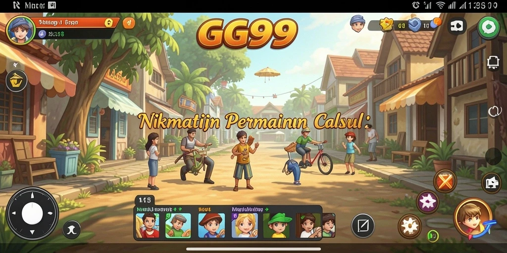 Screenshot dari gameplay GG99 yang seru dan menyenangkan.
