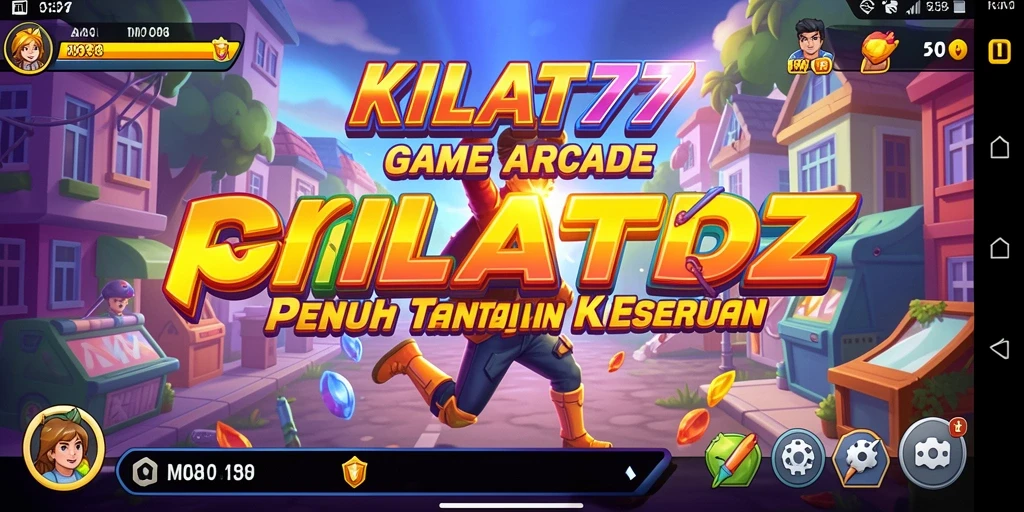 Tampilan gameplay seru dan dinamis dari KILAT77.