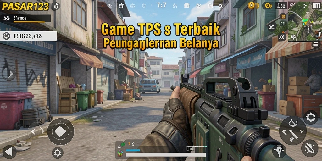 Tampilan gameplay PASAR123 yang menampilkan pengalaman berbelanja seru.