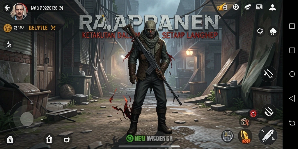 Screenshot dari gameplay menakutkan RAJAPANEN yang penuh ketegangan.