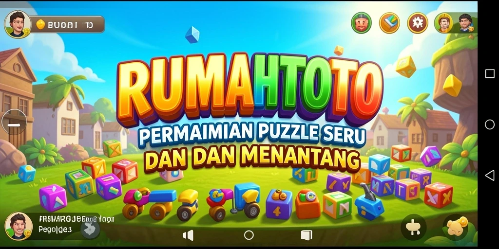 Tampilan gameplay RUMAHTOTO yang menarik dan seru.